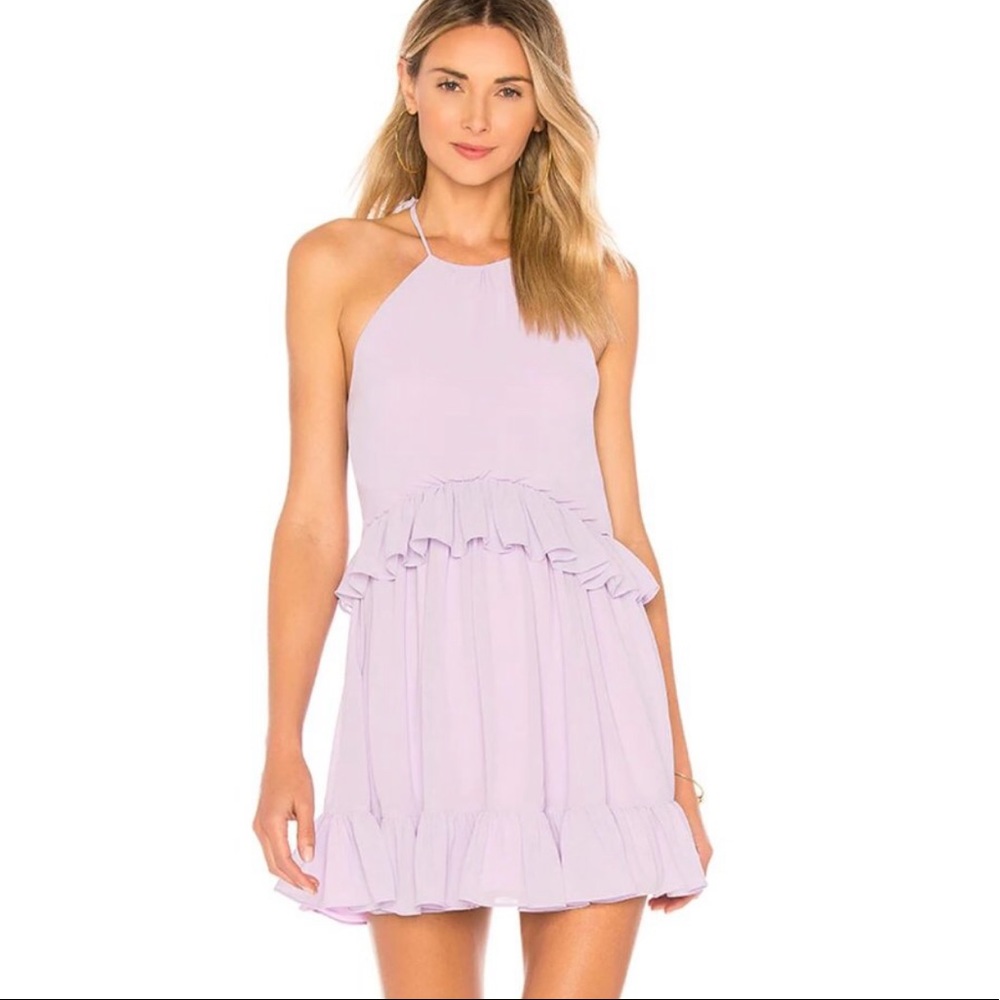 ⭐️NWT Lovers + Friends Banks Dress in Pastel Lilac⭐️